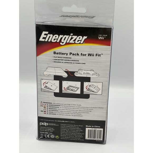 Wii Fit Energizer Power & Play Battery Pack New Open Box - Picture 5 of 10